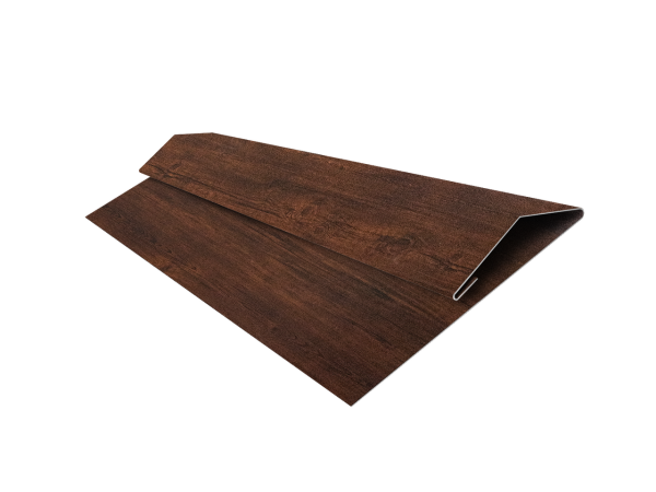 Планка стартово-финишная Экобрус Grand Line 0,45 Print-Double Premium Cherry Wood Dark F (2м)