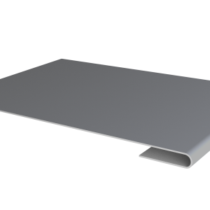 Планка стыковочная 0,5 Satin с пленкой RAL 9006 бело-алюминиевый (3м)