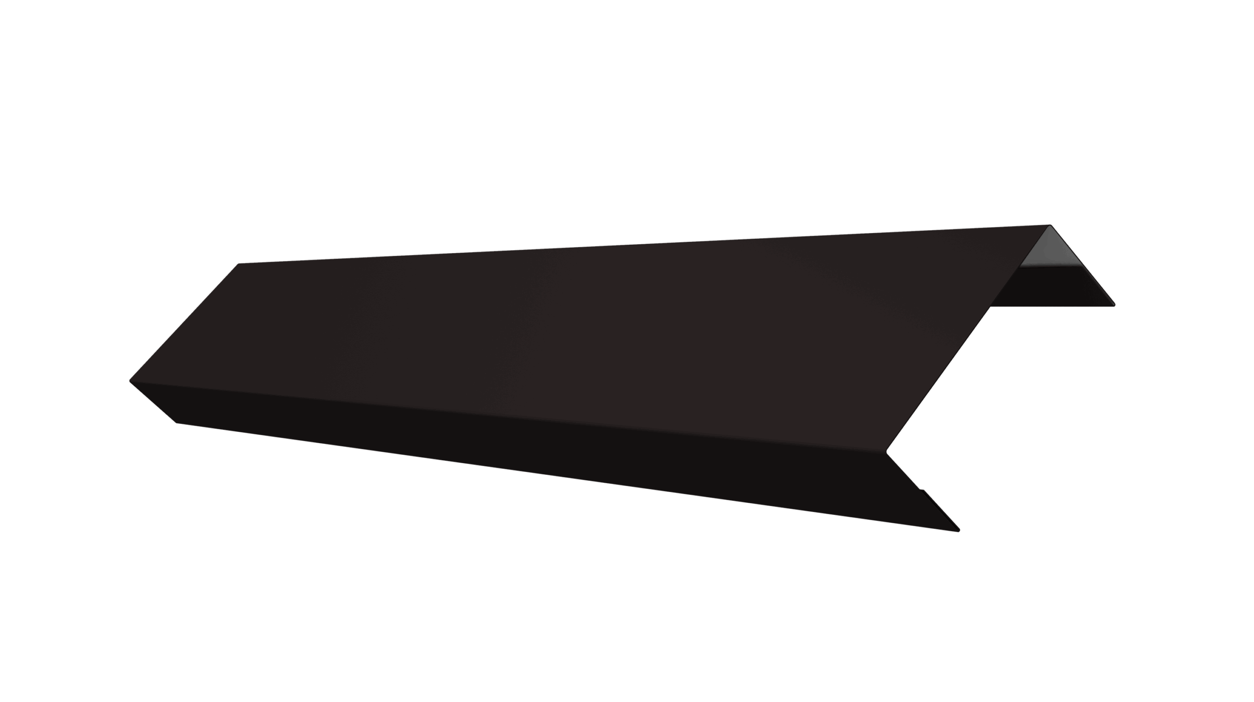 Ламель обратная 50 забора жалюзи Texas 0,5 Rooftop Бархат с пленкой RAL 9005 черный