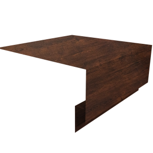 Планка околооконная сложная 250х75х18 (j-фаска) 0,45 Print-Double Premium Cherry Wood Dark F (2м)