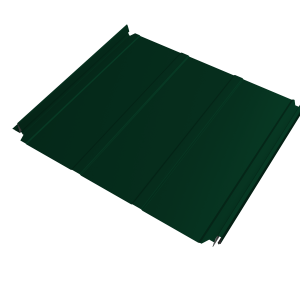 Кликфальц Double Pro Line Grand Line 0,45 Drap TX с пленкой на замках RAL 6005 зеленый мох