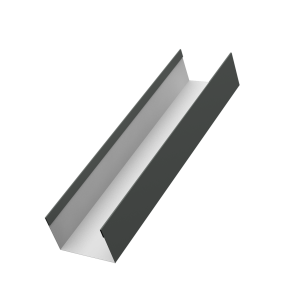 Стойка жалюзи Milan,Tokyo 0,45 PE RAL 7005 мышино-серый (2м)