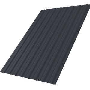 Профнастил С10R 0,45 Drap TwinColor RAL 7024 мокрый асфальт