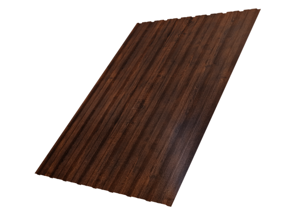Профнастил С10B 0,4 Print Premium Cherry Wood Dark FTC
