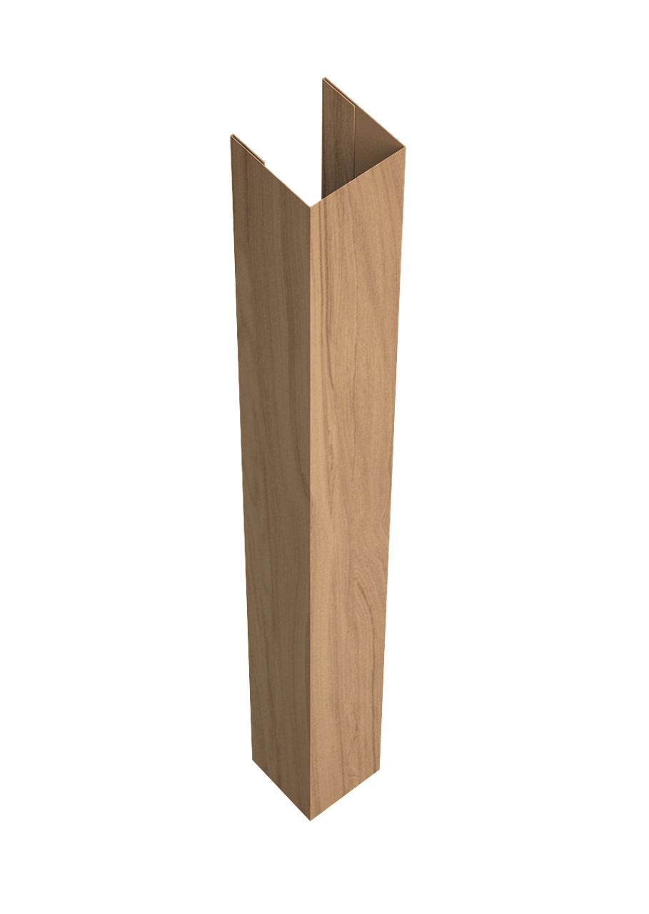Стойка жалюзи Texas для монтажа без крепежного вкладыша 0,45 Print Elite Honey Wood TwinColor (1,8м)