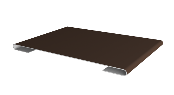Планка стыковочная 0,5 Satin с пленкой RAL 8017 шоколад (2м)