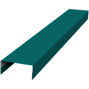 Крышка 30х15 жалюзи Texas 0,45 PE RAL 5021 водная синь (3м)