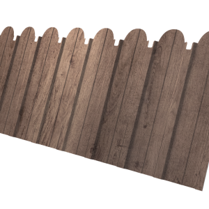 Профнастил C10A фигурный 0,45 Print Premium Almond Wood Fresh