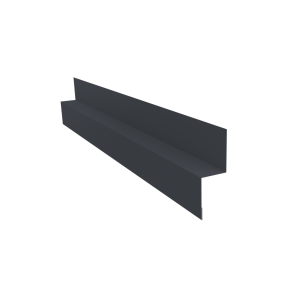 Отлив для сегментного кожуха на трубу 0,45 Drap RAL 7024 мокрый асфальт (2м)