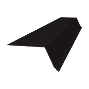 Планка капельник 100х55 0,45 Drap-double TX RAL 9005 черный (3м)