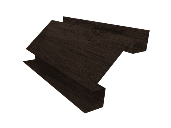 Планка угла внутреннего сложного Блок-Хаус new Grand Line 0,45 Print-Double Premium Antique Wood (3м)