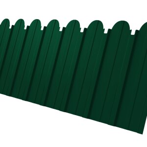 Профнастил C10A фигурный 0,45 Drap RAL 6005 зеленый мох
