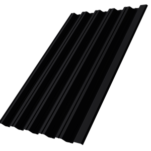 Профнастил НС35R Grand Line 0,5 Drap TX RAL 9005 черный