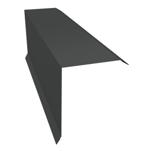 Планка торцевая 150х100 0,5 PurLite Matt RAL 7016 антрацитово-серый (2м)