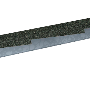 Планка фронтонная резная левая Gerard 1,2м (сталь), цвет 131