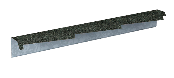 Планка фронтонная резная левая Gerard 1,2м (сталь), цвет 131