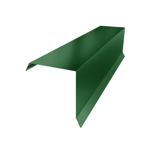 Планка торцевая 95х95 0,45 PE с пленкой RAL 6002 лиственно-зеленый (3м)