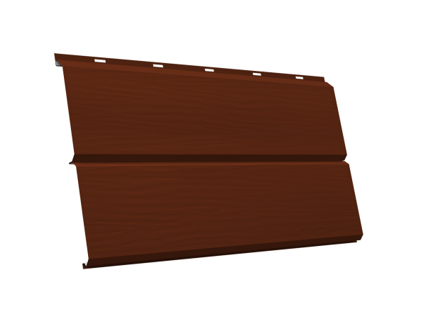 ЭкоБрус new 3D 0,5 Satin с пленкой RAL 3009 оксидно-красный