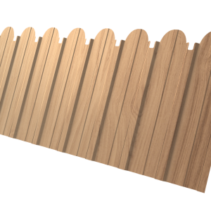 Профнастил C10A фигурный 0,45 Print Elite Honey Wood TwinColor