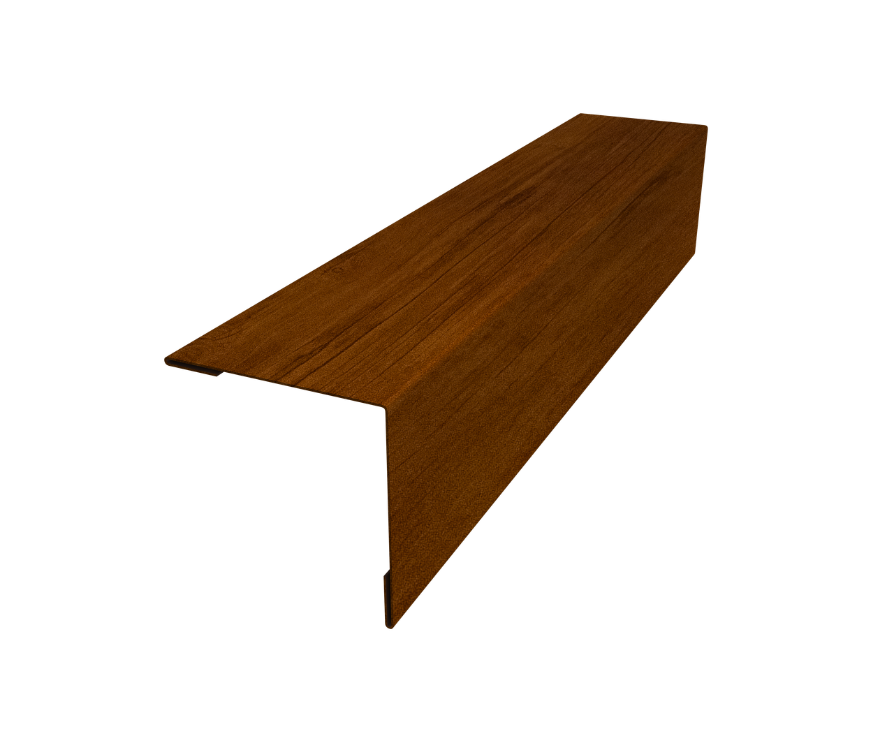 Планка завершающая 50х50 жалюзи Milan 0,45 Print Premium Golden Wood Intense FTC (2м)