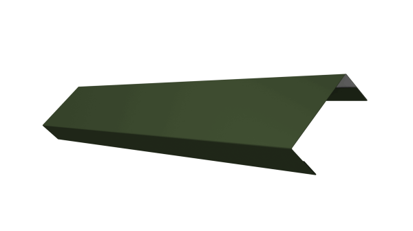 Ламель обратная 50 забора жалюзи Texas 0,5 Satin Matt TX RAL 6020 хромовая зелень