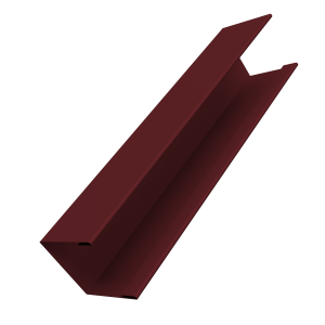 Крышка жалюзи Milan Slim 0,45 PE-Double RAL 3005 красное вино (2м)