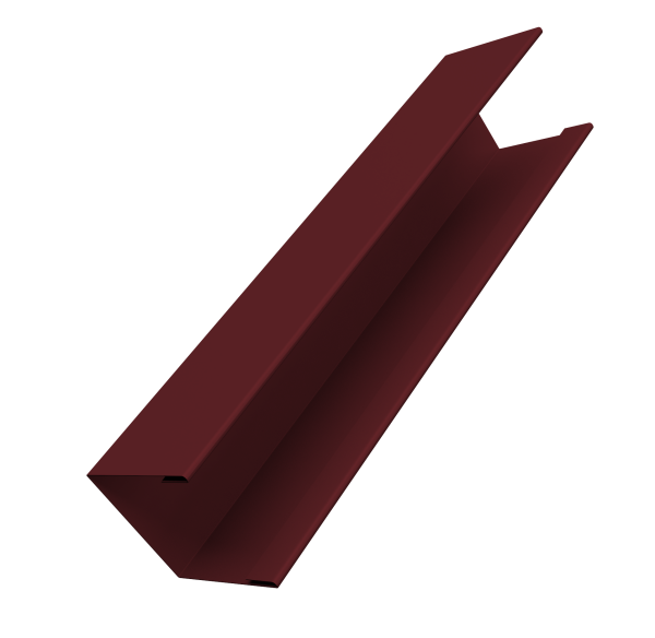 Крышка жалюзи Milan Slim 0,45 PE-Double RAL 3005 красное вино (2м)