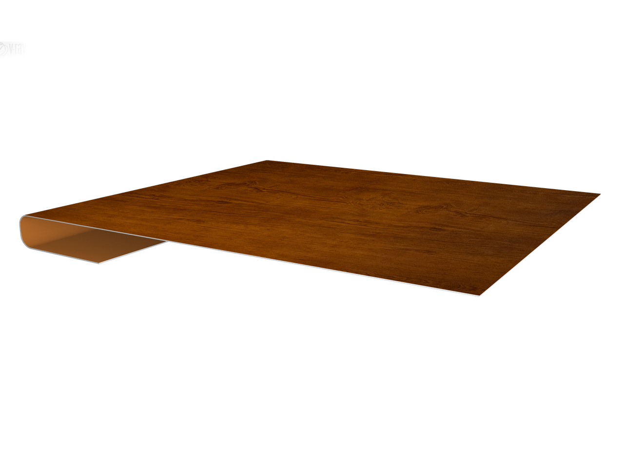 Планка завершающая 0,45 Print Premium Golden Wood Intense FTC (2м)