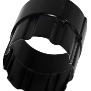 Соединитель трубы 90 мм Matte PU RAL 9005