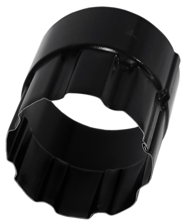 Соединитель трубы 90 мм Matte PU RAL 9005