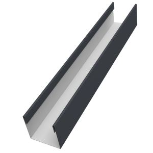 Стойка жалюзи Milan Slim 0,45 Drap ST RAL 7024 мокрый асфальт (2,5м)