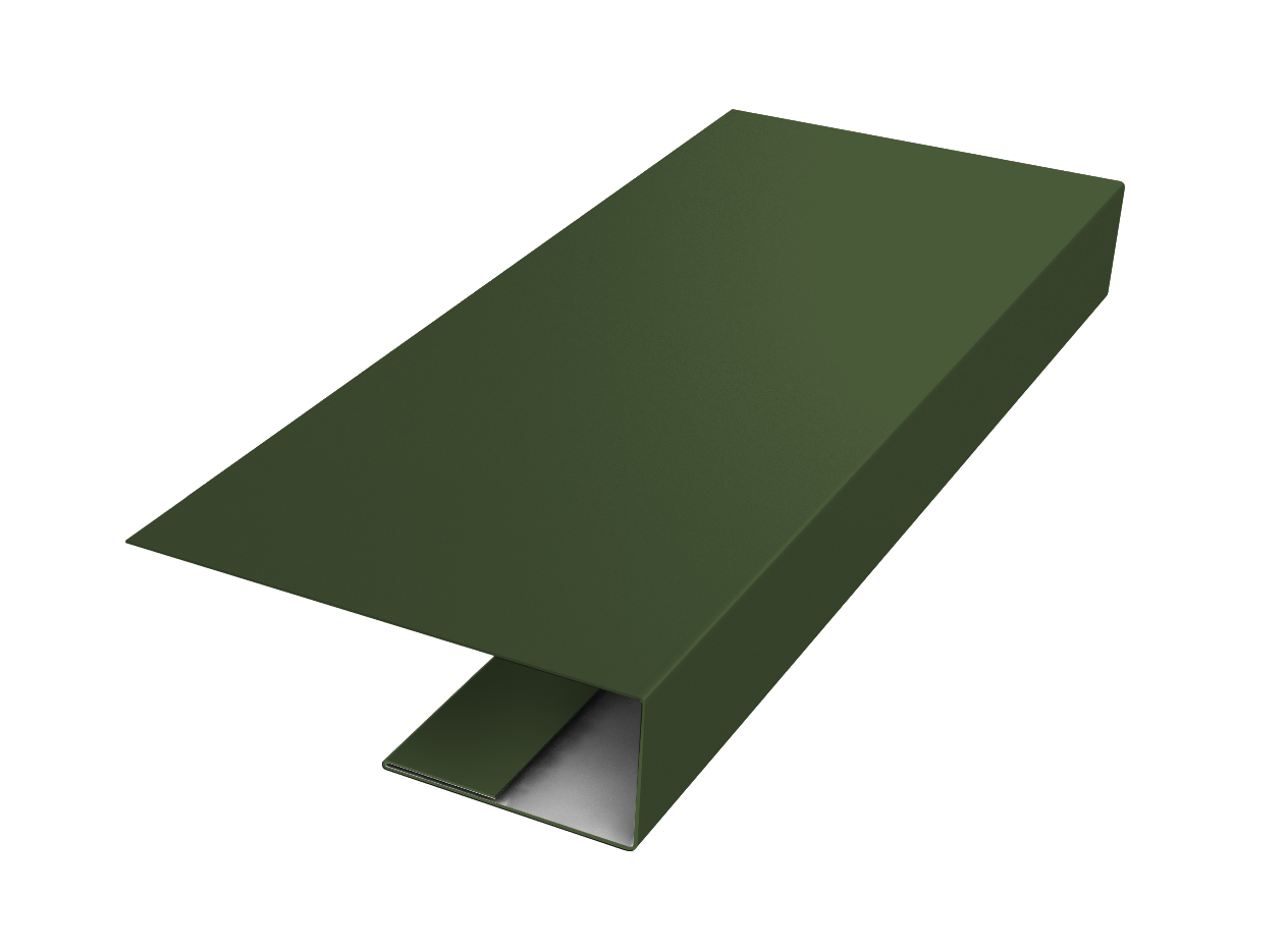 J-Профиль 12мм 0,5 Satin Matt TX RAL 6020 хромовая зелень (2м)