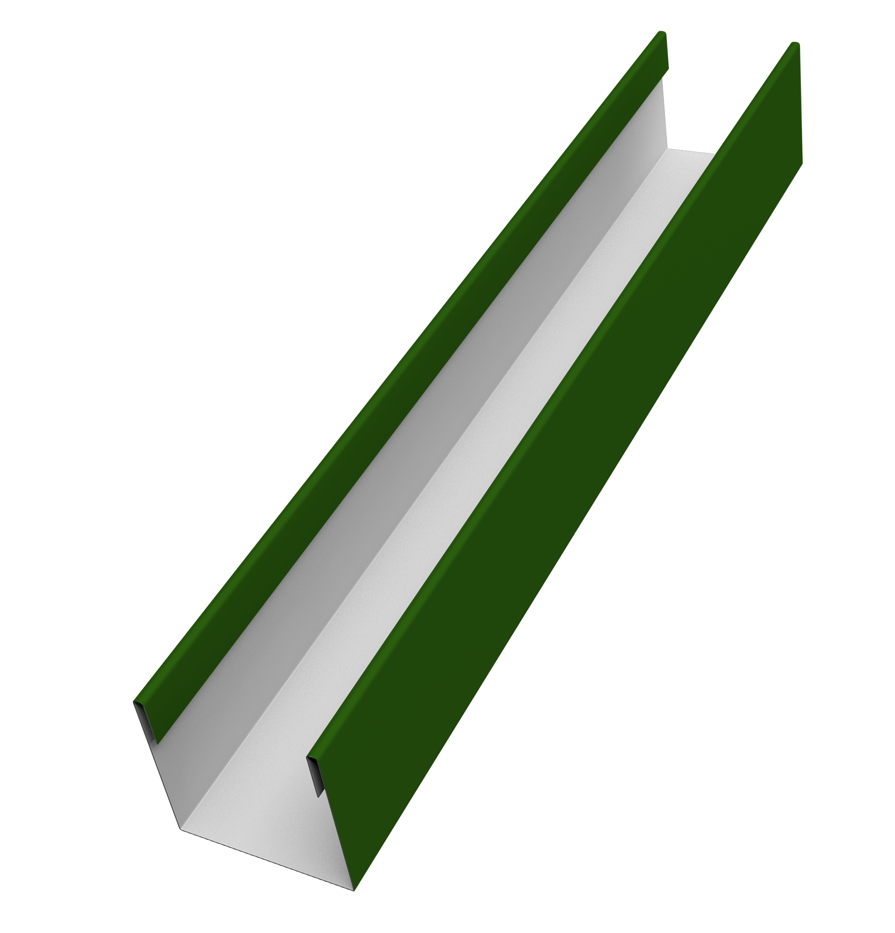 Стойка жалюзи Milan Slim 0,45 PE RAL 6002 лиственно-зеленый (2м)