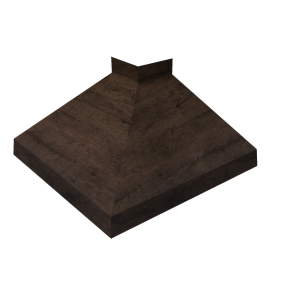 Угол отлива внешний 250 0,45 Print Elite с пленкой Antique Wood TwinColor