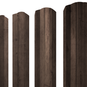 Штакетник М-образный А фигурный 0,45 Print Premium Almond Wood Fresh