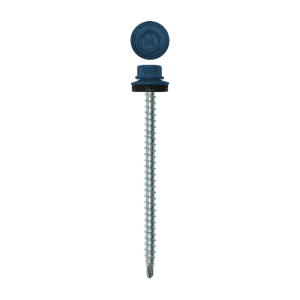Саморез кровельный Daxmer 4,8х70 (100шт) сверло №1 RAL 5009