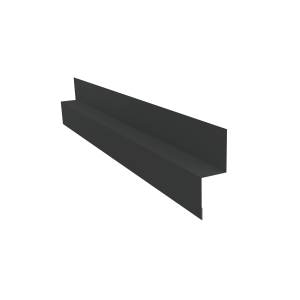 Отлив для сегментного кожуха на трубу 0,5 Rooftop Бархат RAL 7016 антрацитово-серый (2м)