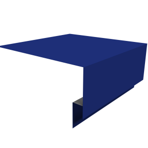 Планка околооконная сложная Блок-Хаус new Grand Line 250х75х27 0,45 PE с пленкой RAL 5002 ультрамариново-синий (3м)