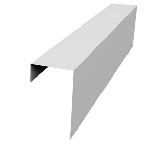 Планка торцевая фасадная фальц 65мм 0,45 Drap TX RAL 7004 сигнальный серый (2м)