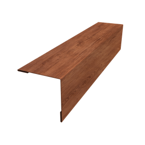 Планка завершающая 50х50 жалюзи Milan 0,45 Print Premium Rowan Wood Intense FTC (3м)