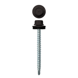 Саморез кровельный Daxmer 4,8х50 (150шт) сверло №1 RAL 8019