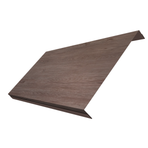 Ламель обратная 200 забора жалюзи Texas 0,45 Print Elite с пленкой White Wood TwinColor