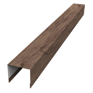 Стойка боковая крепежная для забора жалюзи Palermo 0,45 Print Premium Almond Wood Fresh (3м)