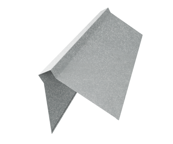 Планка конька плоского 220х50х220 0,7 Zn (3м)