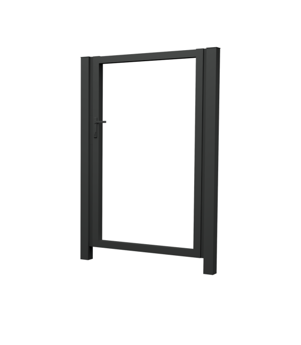 Калитка Жалюзи 2,0х1,5 RAL 7016 без заполнения