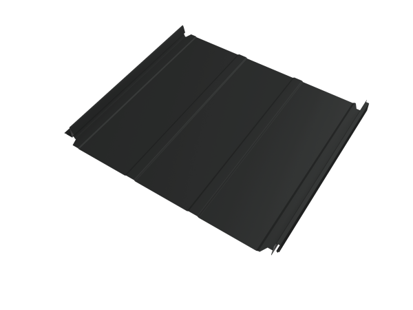 Кликфальц Double Pro Line Grand Line 0,45 Drap TR с пленкой на замках RAL 7016 антрацитово-серый