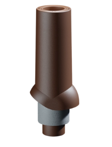 Выход канализационный Docke Premium изолированный 110/500 тёмно-коричневый