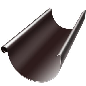 Желоб полукруглый GL PE 150 мм 3 м RAL 8017 шоколад