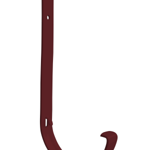 Кронштейн желоба Классика Полоса ПВХ Grand Line 120 металлический бордо (RAL 3005)