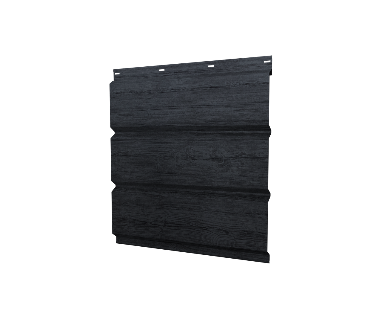 Софит металлический без перфорации 0,45 Print Premium с пленкой Grey Wood TwinColor
